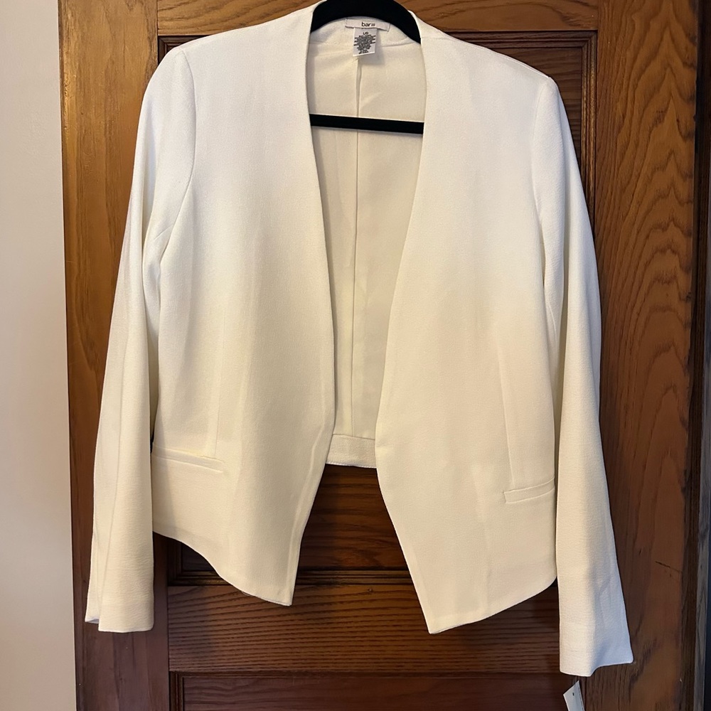 Bar III White Blazer Jacket